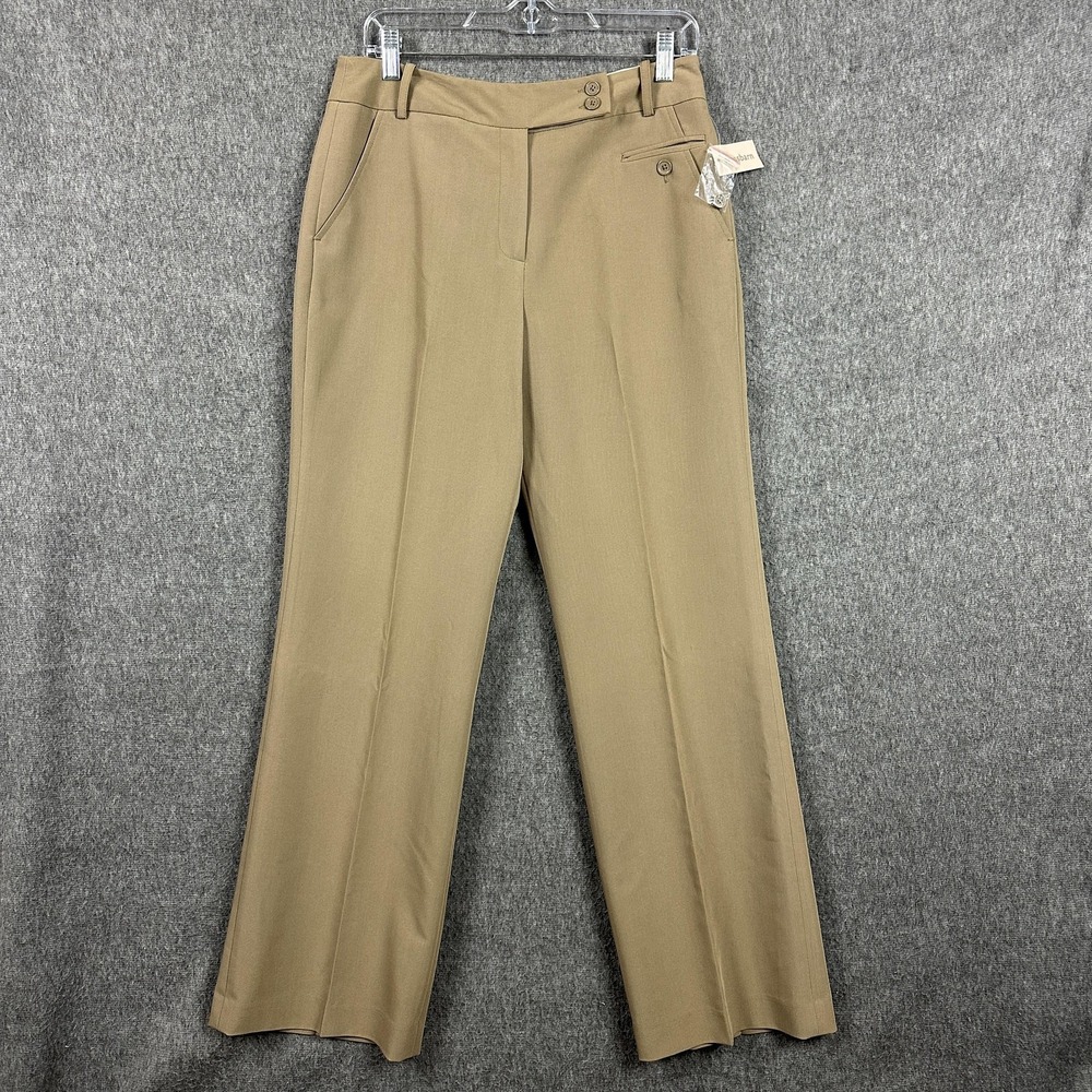 Dressbarn Pants Womens 8 Trouser Leg Stretch Work Career Dress Slacks